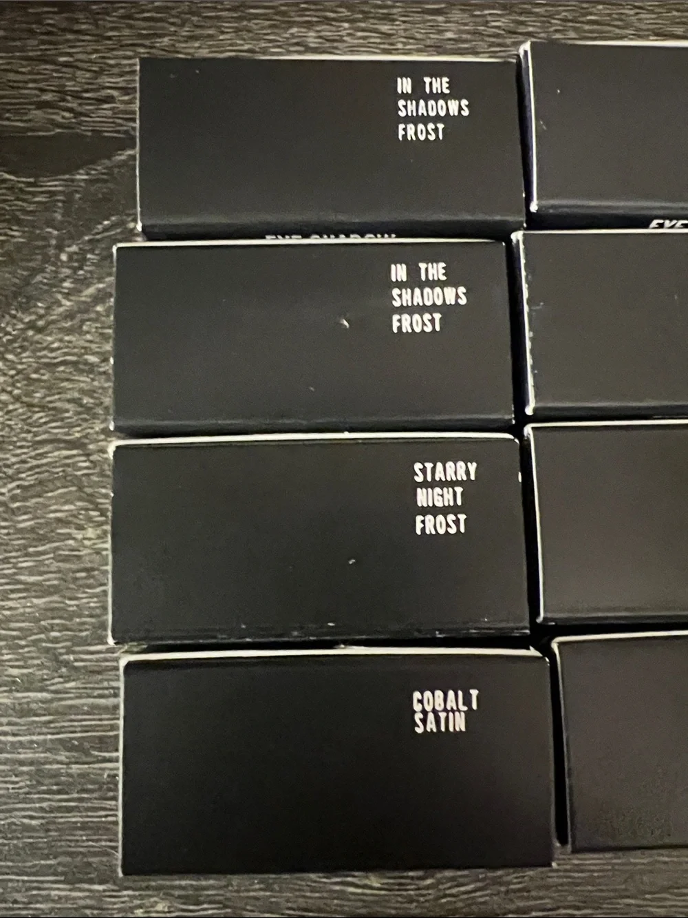 MAC Cosmetics Single Eyeshadow Trio-Look in Navy, Royal Blue & Taupe Lot of 8